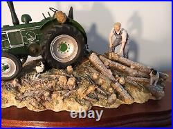 Border Fine Arts'Hauling Out' Field Marshall Tractor Limited Edition 922/1500