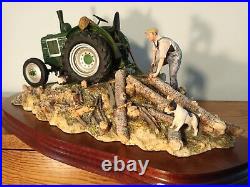 Border Fine Arts'Hauling Out' Field Marshall Tractor Limited Edition 922/1500