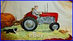 Border Fine Arts Hay Turning Figurine Massey Ferguson Tractor Ltd Edition