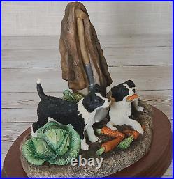 Border Fine Arts Helping Out B0202 Collie Pups Rare Ltd Edn 50/1500 1997 A. Wall