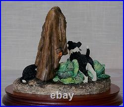 Border Fine Arts Helping Out B0202 Collie Pups Rare Ltd Edn 50/1500 1997 A. Wall