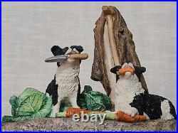 Border Fine Arts Helping Out B0202 Collie Pups Rare Ltd Edn 50/1500 1997 A. Wall