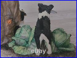 Border Fine Arts Helping Out B0202 Collie Pups Rare Ltd Edn 50/1500 1997 A. Wall