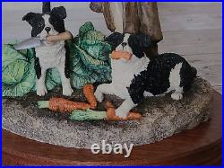 Border Fine Arts Helping Out B0202 Collie Pups Rare Ltd Edn 50/1500 1997 A. Wall