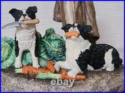 Border Fine Arts Helping Out B0202 Collie Pups Rare Ltd Edn 50/1500 1997 A. Wall