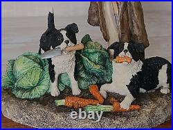 Border Fine Arts Helping Out B0202 Collie Pups Rare Ltd Edn 50/1500 1997 A. Wall