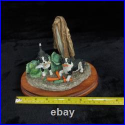 Border Fine Arts Helping Out Border Collie Figurine B0202 Anne Wall 1997 Border Fine Arts Helping Out Border Collie Figurine B0202 Anne Wall 1997