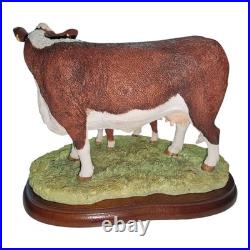Border Fine Arts Hereford Cow & Calf Figurine Farming Today Collection A27690