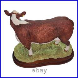 Border Fine Arts Hereford Cow & Calf Figurine Farming Today Collection A27690