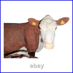Border Fine Arts Hereford Cow & Calf Figurine Farming Today Collection A27690
