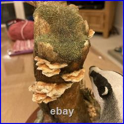 Border Fine Arts Hidden Treasures B1026 Badger & Squirrels Figure Original Box