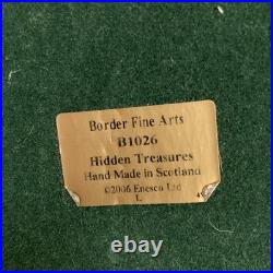 Border Fine Arts Hidden Treasures B1026 Badger & Squirrels Figure Original Box