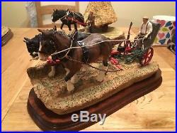 Border Fine Arts, Horse, Farming, 5 Piece, Posthorn Golden collection, 350 L/Edition