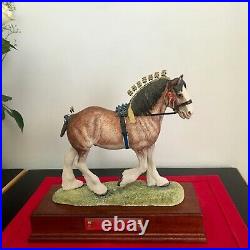 Border Fine Arts Horse rare Gold Edition VICTORY at the HIGHLAND superb