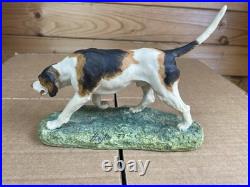 Border Fine Arts Hound Dog Figurine Hand Made in Scotland Working Dog Hound