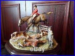 Border Fine Arts Hunting Scene Full Cry Limited Edition Of 300 David Geenty