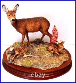 Border Fine Arts In A Sunny Glade B Bo255 Doe And Her Foes'boxed