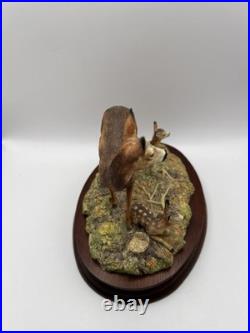Border Fine Arts In A Sunny Glade Deer & Young BO255, 1998 By Ray Ayres