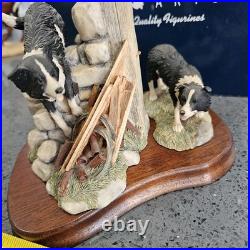 Border Fine Arts JH58 Sweep & JH59 Bob Handmade Figurines by J A Butler Boxed
