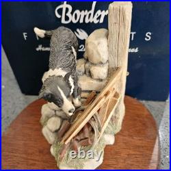 Border Fine Arts JH58 Sweep & JH59 Bob Handmade Figurines by J A Butler Boxed