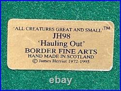 Border Fine Arts JH98 Hauling out Field Marshall tractor ltd Edition Border Fine Arts JH98 Hauling out Field Marshall tractor ltd Edition