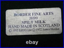 Border Fine Arts James Herriot Collection'spilt Milk' Jh99 Issued 1995 #boxed#