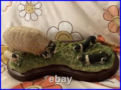 Border Fine Arts James Herriot Come No Closer Collies Sheep A5914 Rare