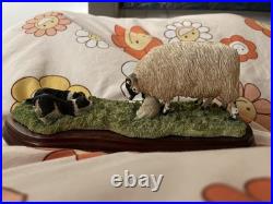 Border Fine Arts James Herriot Come No Closer Collies Sheep A5914 Rare