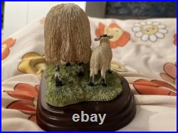Border Fine Arts James Herriot Come No Closer Collies Sheep A5914 Rare