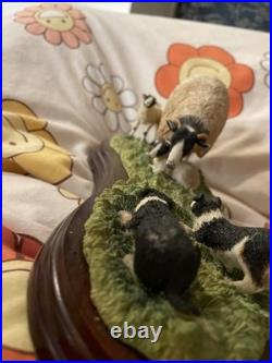 Border Fine Arts James Herriot Come No Closer Collies Sheep A5914 Rare