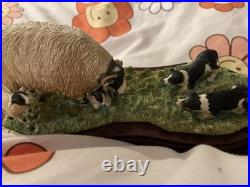 Border Fine Arts James Herriot Come No Closer Collies Sheep A5914 Rare