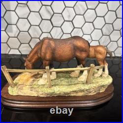 Border Fine Arts James Herriot Horses Summer Days Jh33 Perfect Boxed