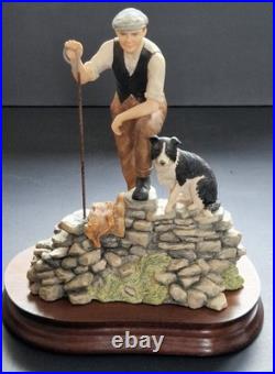 Border Fine Arts James Herriot JH19 Time For Reflection Ray Ayres Shepherd Dog