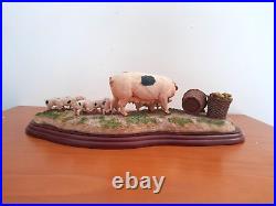 Border Fine Arts James Herriot Studio Collection A1223 Pigs No Scrumping Boxed