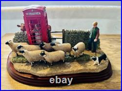 Border Fine Arts James Herriot Studio figurine'Right of Way' A6026 2005 Rare