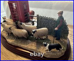Border Fine Arts James Herriot Studio figurine'Right of Way' A6026 2005 Rare