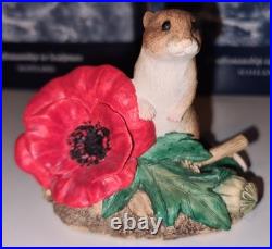 Border Fine Arts Job Lot Collection x15 Wildlife Figurines Mice Birds Boxed Cert