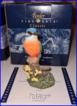 Border Fine Arts Job Lot Collection x15 Wildlife Figurines Mice Birds Boxed Cert