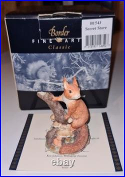 Border Fine Arts Job Lot Collection x15 Wildlife Figurines Mice Birds Boxed Cert