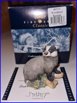 Border Fine Arts Job Lot Collection x15 Wildlife Figurines Mice Birds Boxed Cert
