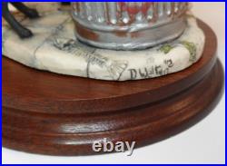 Border Fine Arts L134 Urban Foxes Ltd Ed Figurine c1993 Wooden Plinth VGC