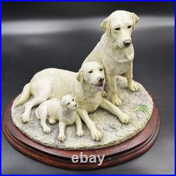 Border Fine Arts Labrador Dog Family Figure Statue B0730A 2001 RARE 187/950 VGC