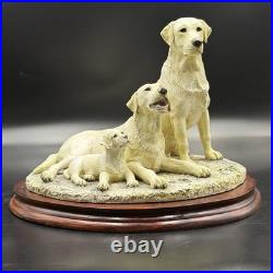 Border Fine Arts Labrador Dog Family Figure Statue B0730A 2001 RARE 187/950 VGC