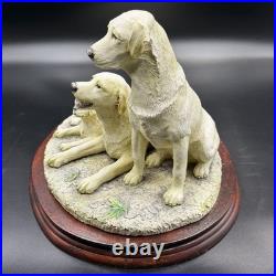 Border Fine Arts Labrador Dog Family Figure Statue B0730A 2001 RARE 187/950 VGC