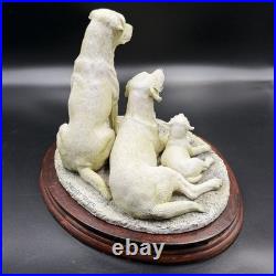 Border Fine Arts Labrador Dog Family Figure Statue B0730A 2001 RARE 187/950 VGC