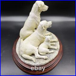Border Fine Arts Labrador Dog Family Figure Statue B0730A 2001 RARE 187/950 VGC