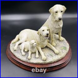 Border Fine Arts Labrador Dog Family Figure Statue B0730A 2001 RARE 187/950 VGC