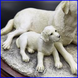 Border Fine Arts Labrador Dog Family Figure Statue B0730A 2001 RARE 187/950 VGC