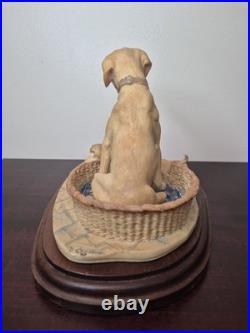 Border Fine Arts Labrador Puppies Denis Geenty Scotland Dog Sculpture
