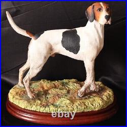 Border Fine Arts Large FOXHOUND Dog Figurine Limited Edition 123/500